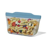 Silicone Reusable Bag Stand-Up Quart (32 oz) - Ocean Blue