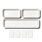 3-Piece Slim Adjustable Drawer Bin Set