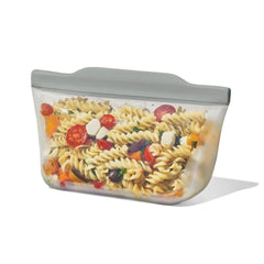 Silicone Reusable Bag Stand-Up Quart (32 oz) - Fog