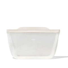 Silicone Reusable Bag - Stand-Up Half Gallon (64 oz) - Oat