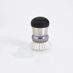 Steel Soap Dispensing Palm Brush