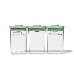 3-Piece POP Container Set with Mini Scoops - Limited Edition Pistachio