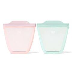Tot Silicone Reusable Bag - 2-Piece Stand-Up Cup Set