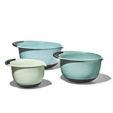 3 Piece Mixing Bowl Set - Cadet Blue, Tower Grey, Jade