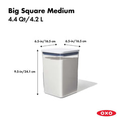POP Container - Big Square Medium (4.4 Qt.)