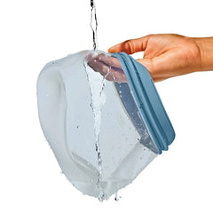Silicone Reusable Bag Stand-Up Quart (32 oz) - Ocean Blue