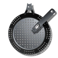 Outdoor 10" Perforated Carbon Steel Pan
