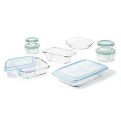 14-Piece Glass Bake, Serve & Store Set