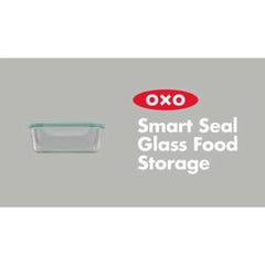 OXO Good Grips 1.6 Cup Smart Seal Glass Rectangle Container