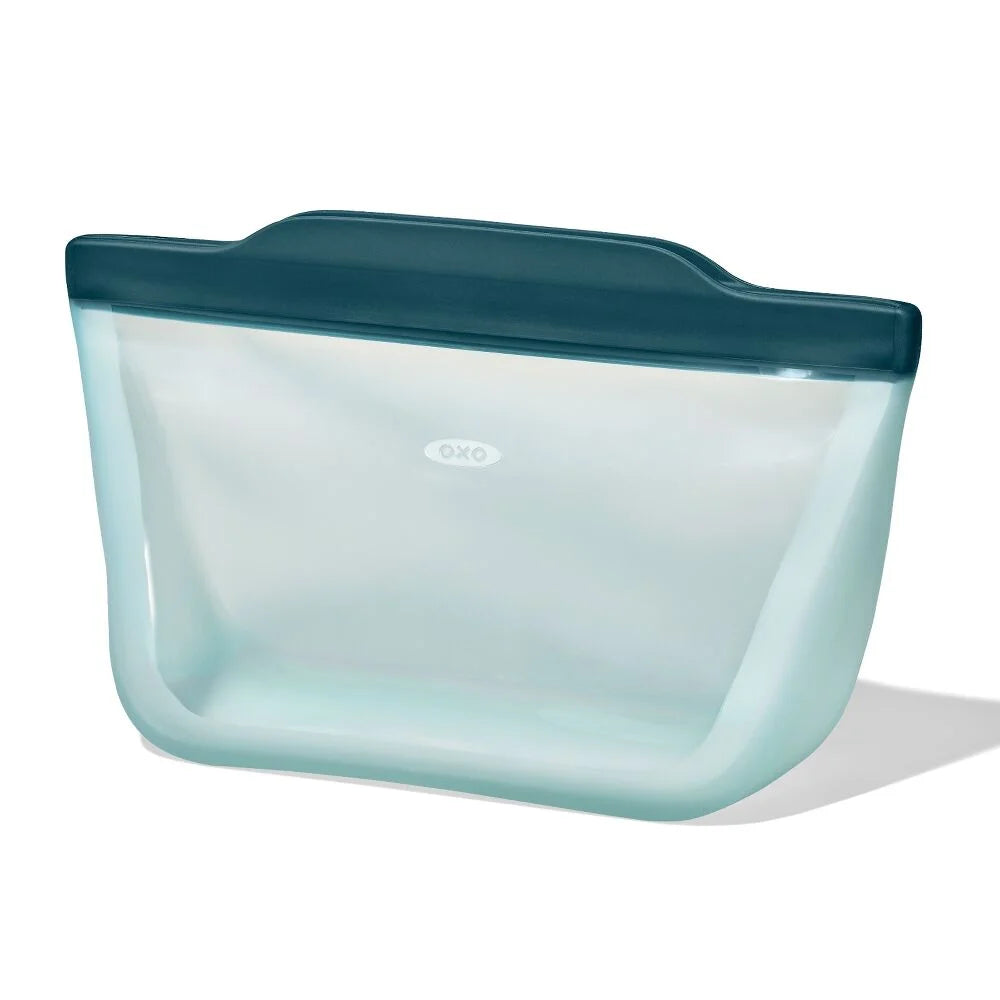 Silicone Reusable Bag - Stand-Up Quart (32 oz) - Lagoon