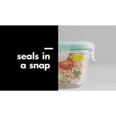 2 Cup Smart Seal Glass Round Container