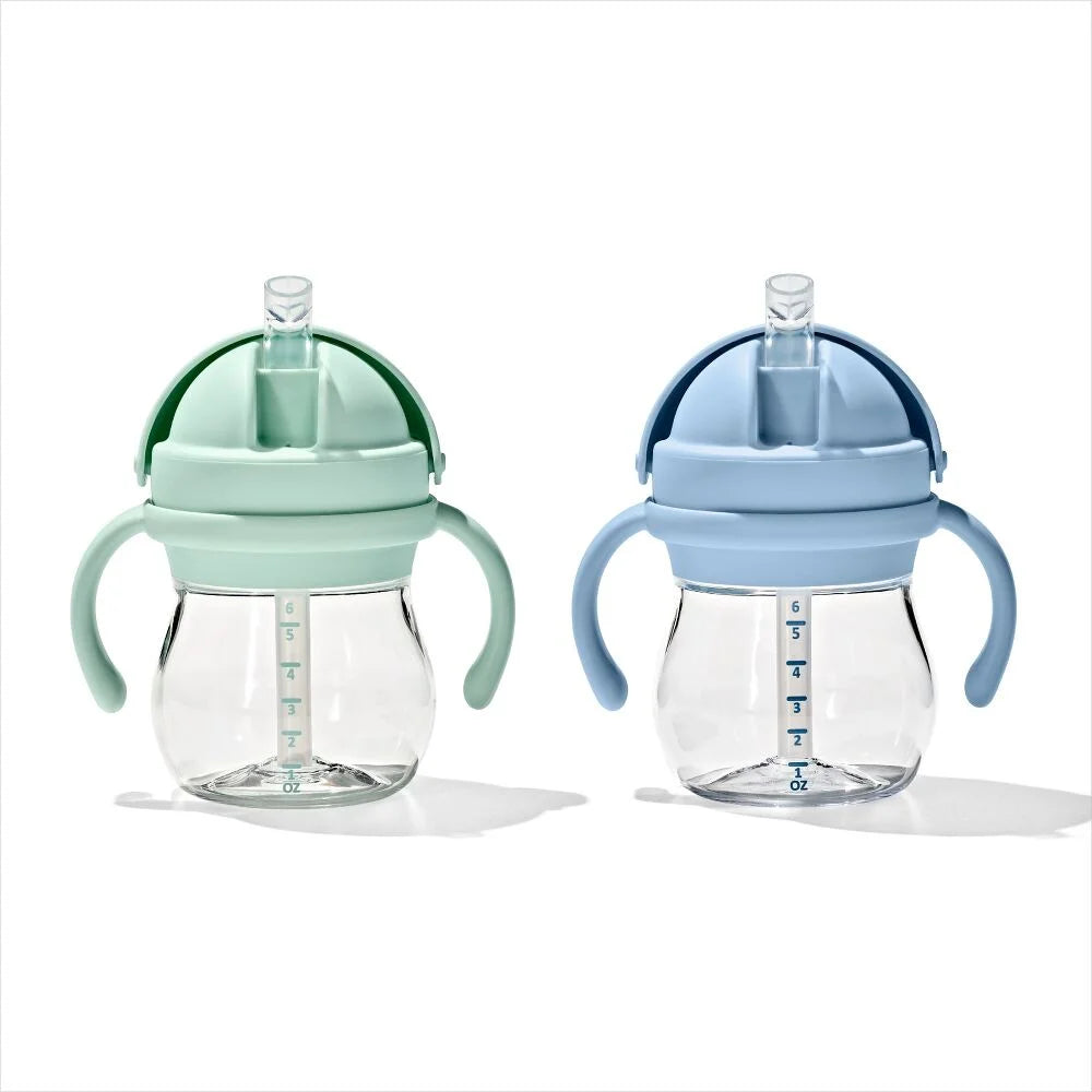 Transitions Straw Cup with Handles Set - 6 Oz