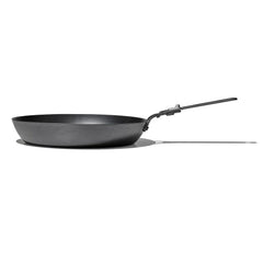 Outdoor 12-inch Carbon Steel Pan with Removable Handle