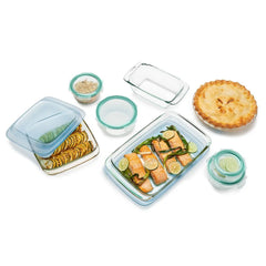 14-Piece Glass Bake, Serve & Store Set