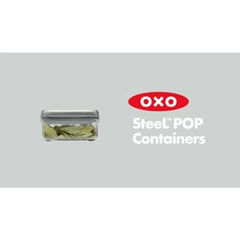 Steel POP Container - Rectangle Medium (2.7 Qt)